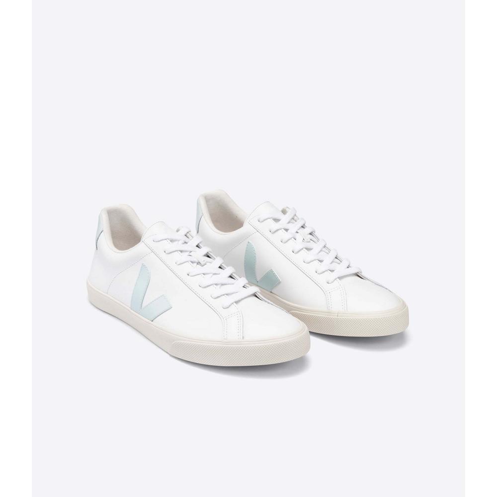 Αθλητικά Παπούτσια γυναικεια Veja ESPLAR LEATHER White/Blue | GR 609WNB